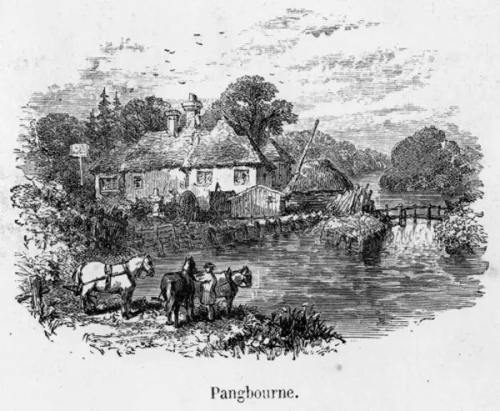 Framed Print : Pangbourne, Berkshire Framed Print : Pangbourne, Berkshire