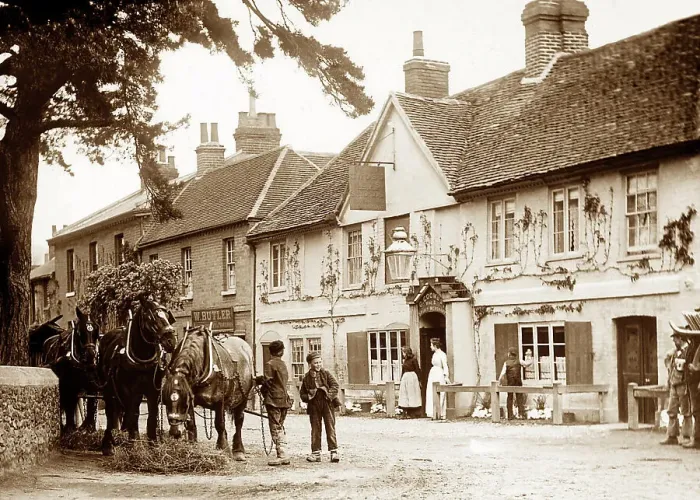 Framed Print : Pangbourne, Victorian period Framed Print : Pangbourne, Victorian period