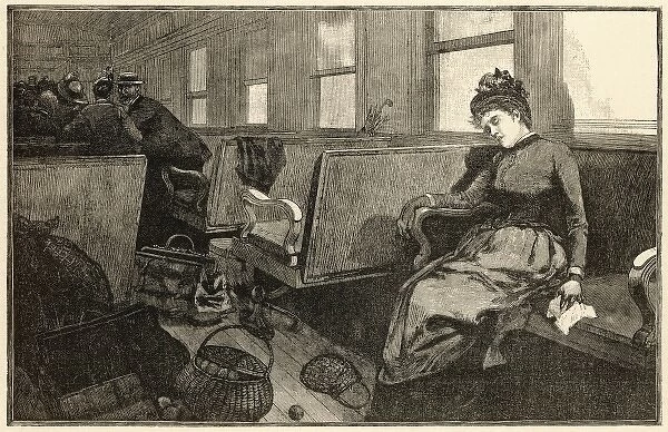 Panic in a railway carriage