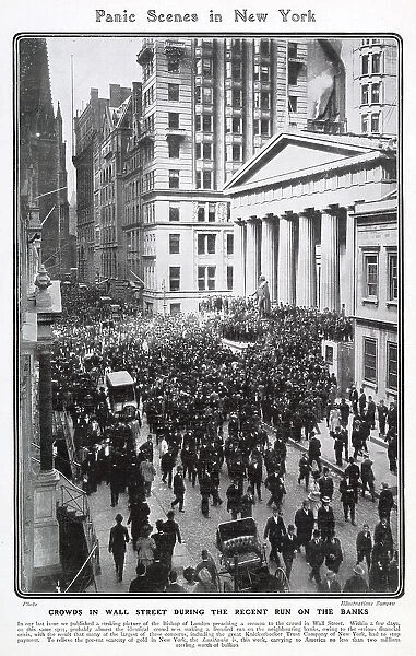 Panic Scene in New York 1907