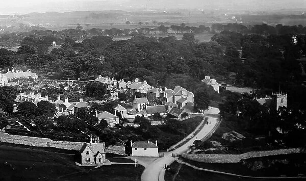 Panorama of Duddingston near Edinburgh, Victorian period