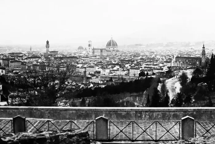 Framed Print : Panorama of Florence, Italy - Victorian period Framed Print : Panorama of Florence, Italy - Victorian period