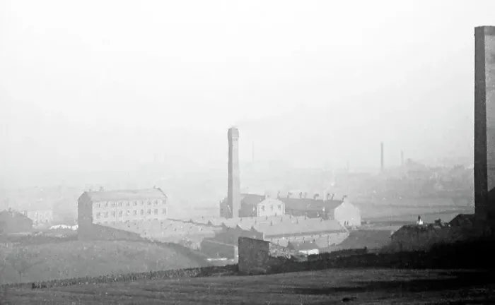 Framed Print : Panorama of The Leylands, Leeds, Victorian period Framed Print : Panorama of The Leylands, Leeds, Victorian period