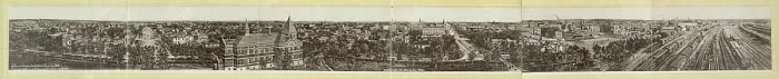 Framed Print : Panorama of Lincoln, Neb Framed Print : Panorama of Lincoln, Neb