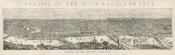 Panorama of London 1845