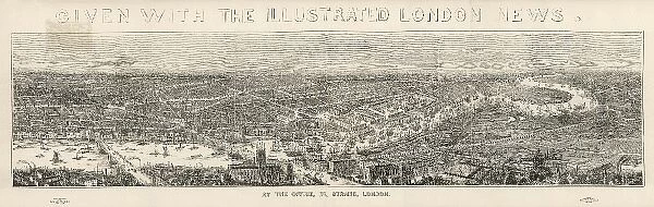 Panorama of London 1845