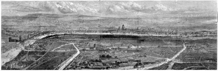 Framed Print : Panorama of London Framed Print : Panorama of London