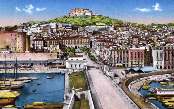 Framed Print : Panorama of Naples, Italy Framed Print : Panorama of Naples, Italy