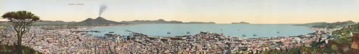 Framed Print : Panorama of Naples, Italy Framed Print : Panorama of Naples, Italy