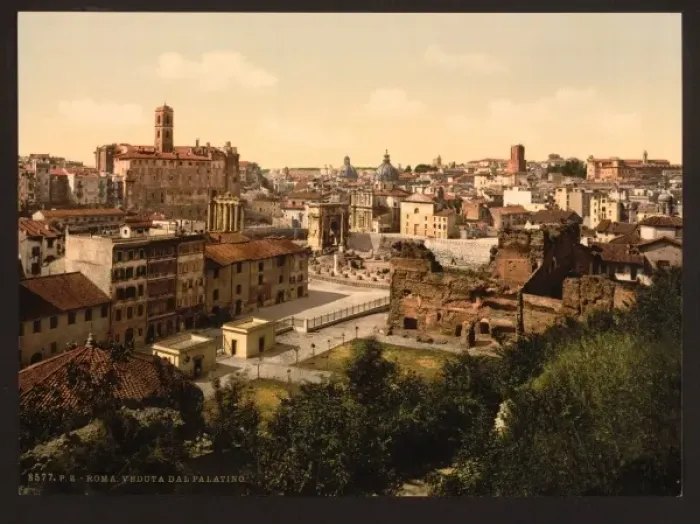 Framed Print : A panorama from the Palatine, Rome, Italy Framed Print : A panorama from the Palatine, Rome, Italy