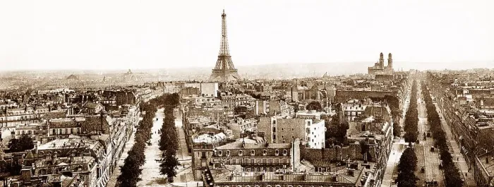 Framed Print : Panorama of Paris, France, early 1900s Framed Print : Panorama of Paris, France, early 1900s