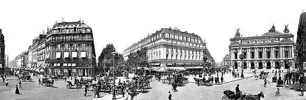 Panorama of Paris Victorian period
