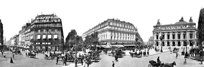 Framed Print : Panorama of Paris Victorian period Framed Print : Panorama of Paris Victorian period