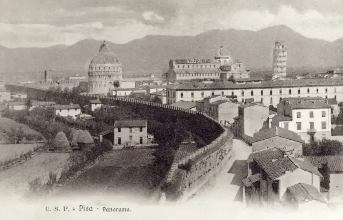 Framed Print : Panorama of Pisa, Italy Framed Print : Panorama of Pisa, Italy