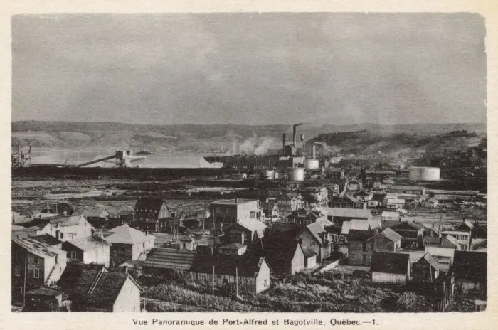 Framed Print : Panorama of Port Alfred and Bagotville, Quebec, Canada Framed Print : Panorama of Port Alfred and Bagotville, Quebec, Canada