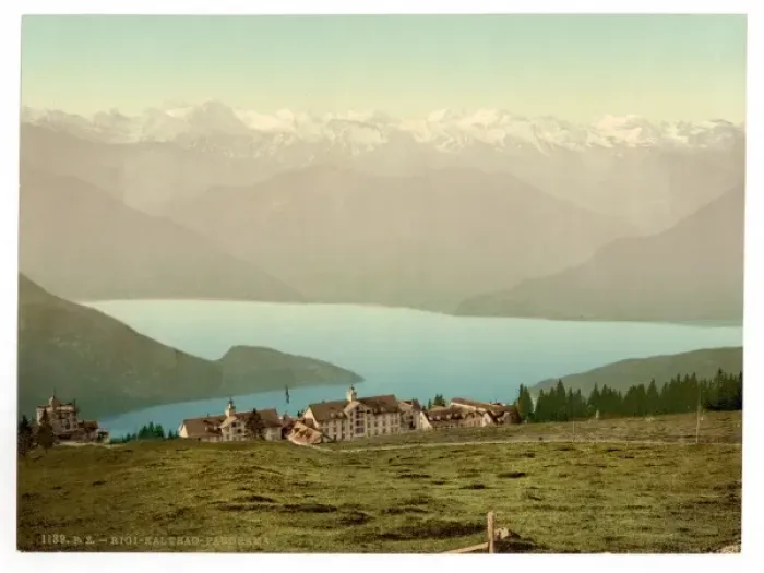 Framed Print : Panorama of Rigi Kaltbad and the Lake of Four Cantons, from Framed Print : Panorama of Rigi Kaltbad and the Lake of Four Cantons, from