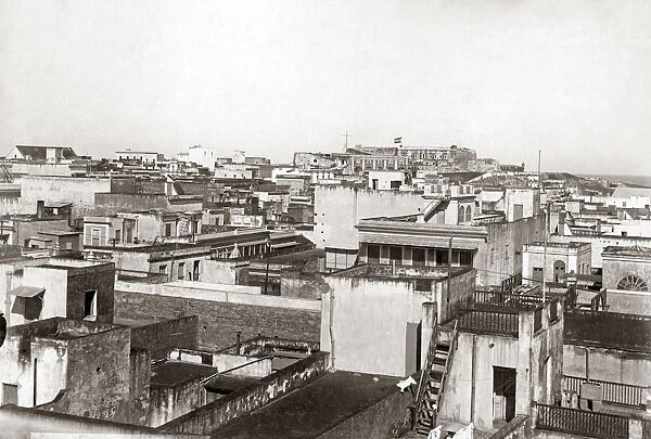 Panorama of San Juan, Puerto Rico, circa 1900