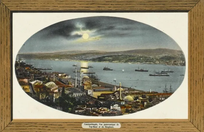 Framed Print : Panorama - Tophane & Bosphous, Constantinople Framed Print : Panorama - Tophane & Bosphous, Constantinople