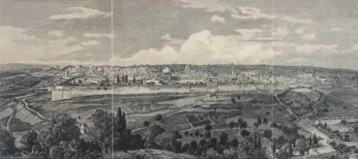 Framed Print : Panorama von Jerusalem Framed Print : Panorama von Jerusalem