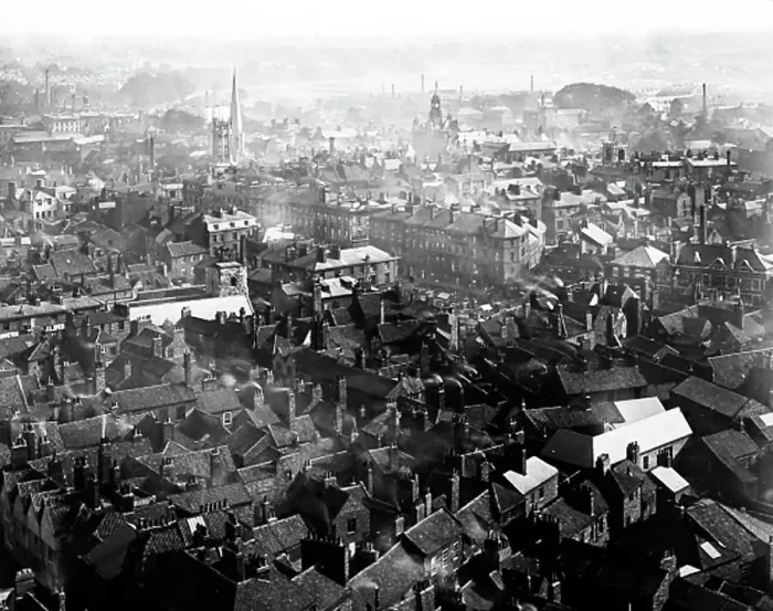 Framed Print : Panorama of York from the Minster, early 1900s Framed Print : Panorama of York from the Minster, early 1900s