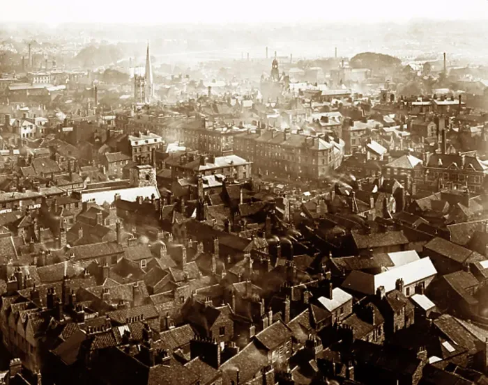 Framed Print : Panorama of York from the Minster, early 1900s Framed Print : Panorama of York from the Minster, early 1900s