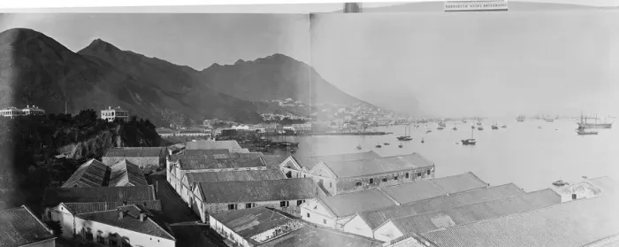 Framed Print : Panoramic: Hong Kong from Morrison Hill Framed Print : Panoramic: Hong Kong from Morrison Hill