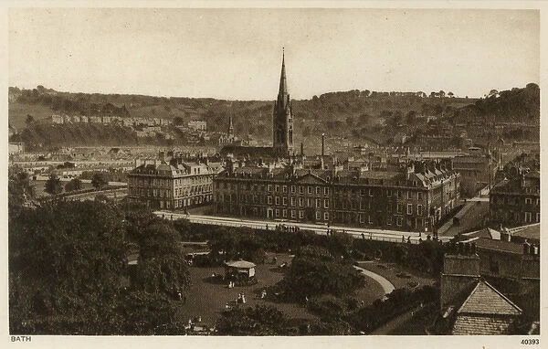 Panoramic View of Bath, Somerset