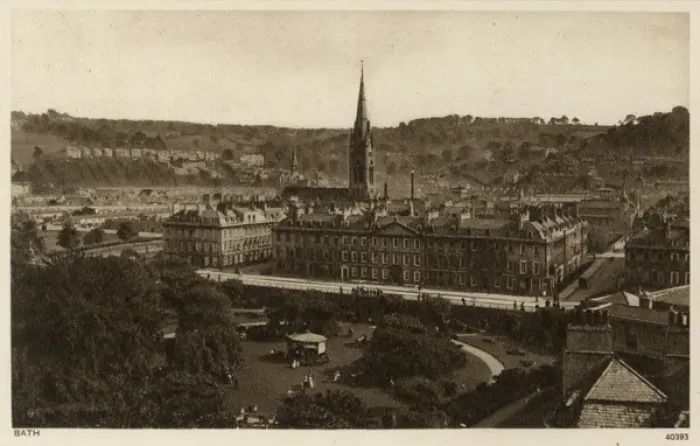 Framed Print : Panoramic View of Bath, Somerset Framed Print : Panoramic View of Bath, Somerset