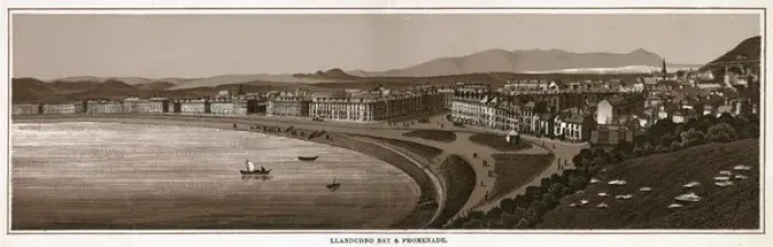 Framed Print : Panoramic view of Llandudno, Wales Framed Print : Panoramic view of Llandudno, Wales