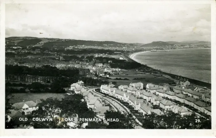 Framed Print : Panoramic View, Old Colwyn, Caernarvonshire Framed Print : Panoramic View, Old Colwyn, Caernarvonshire
