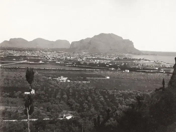 Framed Print : Panoramic view of Palermo, Italy