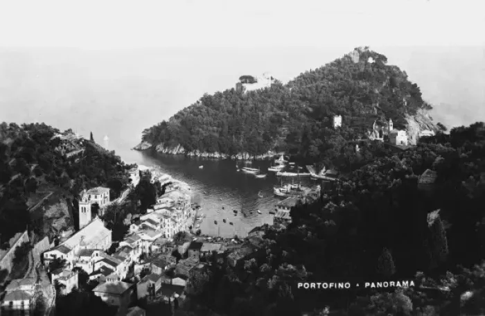 Framed Print : Panoramic View of Portofino Framed Print : Panoramic View of Portofino