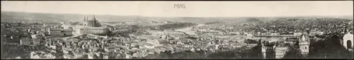 Framed Print : Panoramic View of Prague - Czech Republic Framed Print : Panoramic View of Prague - Czech Republic