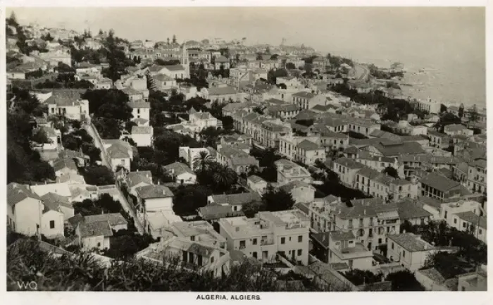 Framed Print : Panoramic View of a section of Algiers, Algeria Framed Print : Panoramic View of a section of Algiers, Algeria