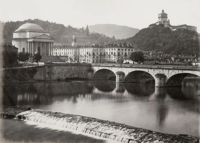 Framed Print : Panoramic view of Torino, Turin, Italy, taken across the River Po Framed Print : Panoramic view of Torino, Turin, Italy, taken across the River Po