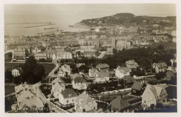 Framed Print : Panoramic view of Trondheim, Sor-Trondelag county, Norway Framed Print : Panoramic view of Trondheim, Sor-Trondelag county, Norway