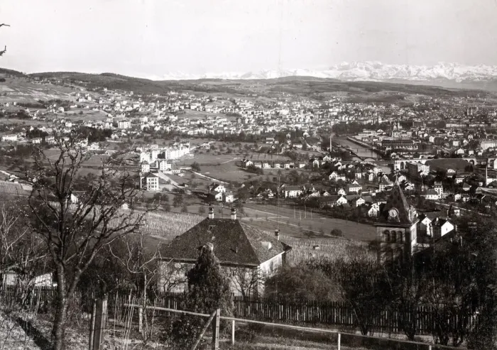 Framed Print : Panoramic view of Zurich, Switzerland Framed Print : Panoramic view of Zurich, Switzerland