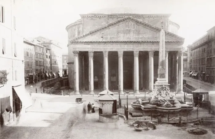Framed Print : Pantheon of Agrippa, Rome, Italy