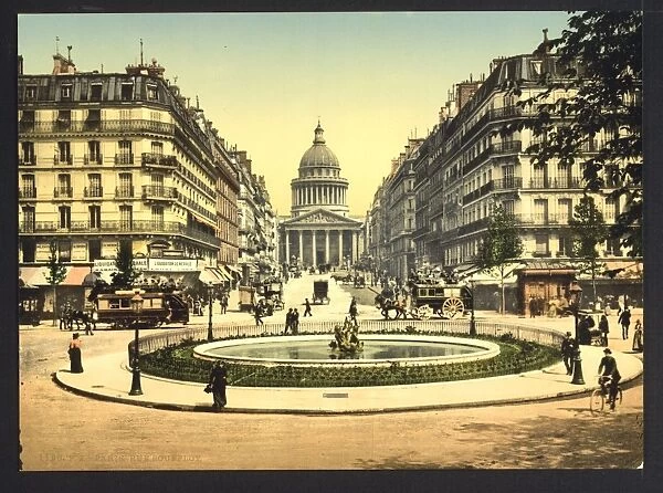 The Pantheon and the rue Soufflot, Paris, France
