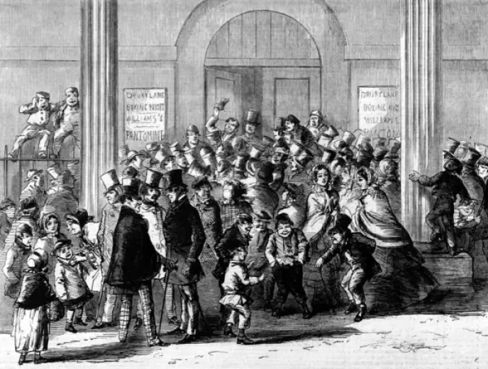 Framed Print : Pantomime at Drury Lane theatre Framed Print : Pantomime at Drury Lane theatre