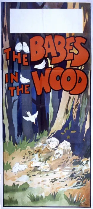 Framed Print : Pantomime poster, The Babes in the Wood Framed Print : Pantomime poster, The Babes in the Wood