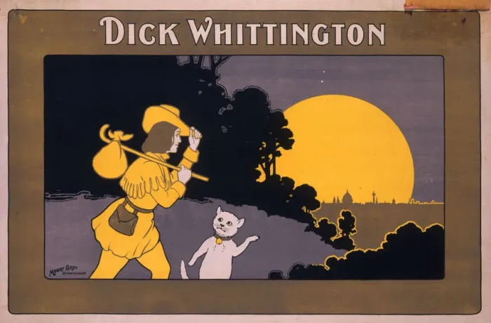 Framed Print : Pantomime poster, Dick Whittington Framed Print : Pantomime poster, Dick Whittington