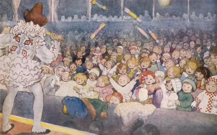 Framed Print : At the Pantomime by Susan Beatrice Pearse Framed Print : At the Pantomime by Susan Beatrice Pearse