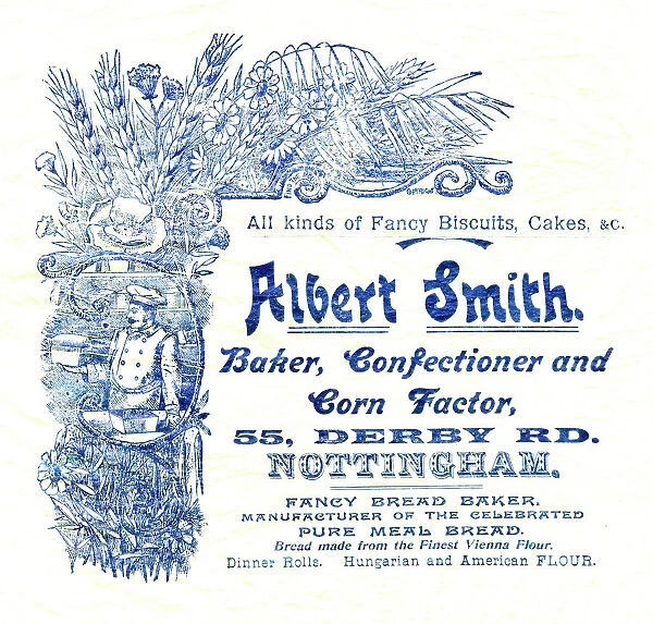 Paper bag design, c. 1890