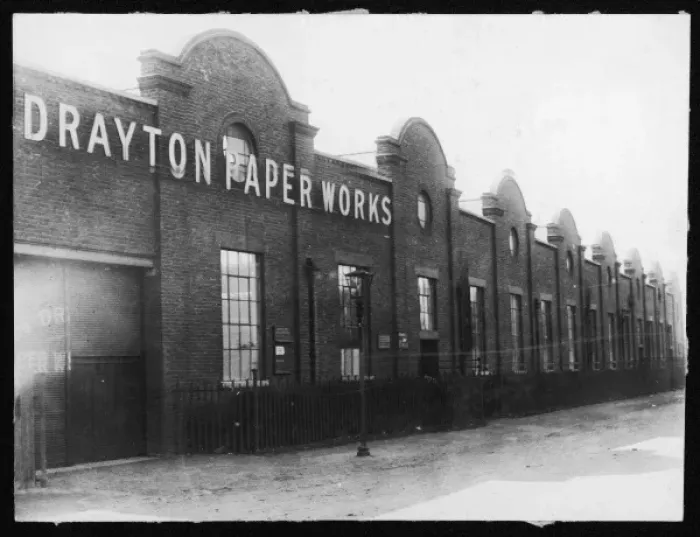 Framed Print : Paper Factory Exterior Framed Print : Paper Factory Exterior