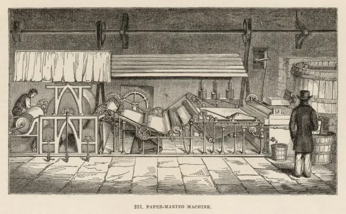 Framed Print : Paper-Making Machine Framed Print : Paper-Making Machine