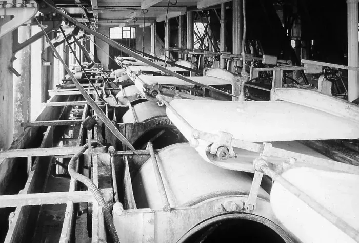 Framed Print : Paper Mill Norway early 1900s Framed Print : Paper Mill Norway early 1900s