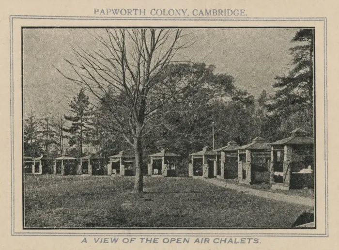 Framed Print : Papworth Colony - Open Air Chalets Framed Print : Papworth Colony - Open Air Chalets