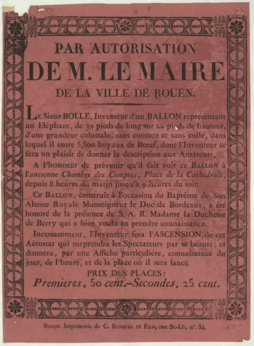 Framed Print : Par autorisation de M. Le Maire de la ville de Rouen. Le Sie Framed Print : Par autorisation de M. Le Maire de la ville de Rouen. Le Sie