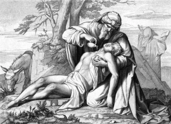 Framed Print : Parable / Good Samaritan Framed Print : Parable / Good Samaritan